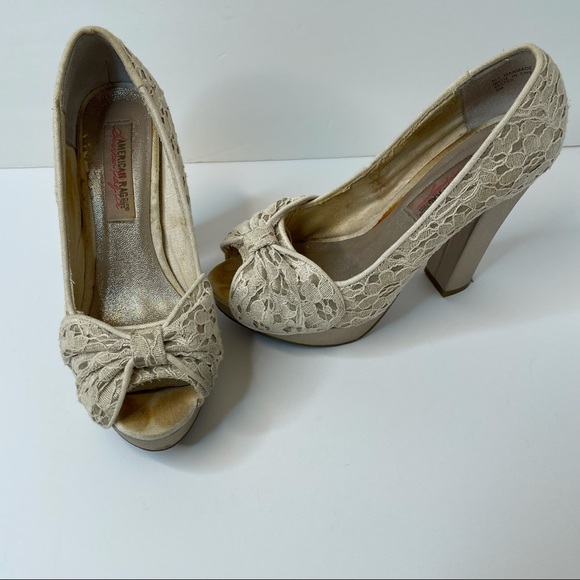 American Rag heel| 6 medium | pin up| lace| vintage - Picture 13 of 15